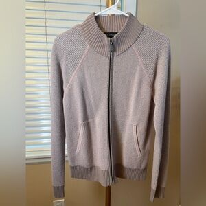 St. John Light Pink Knit Cardigan, NWOT, size P